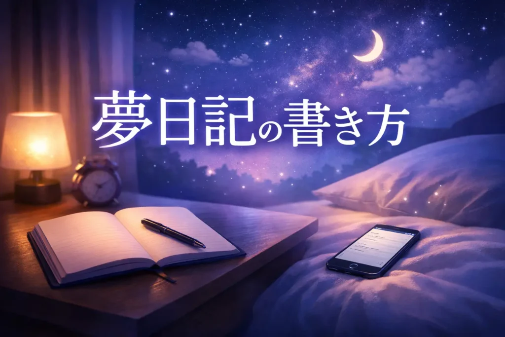 夢日記の書き方用アイキャッチ