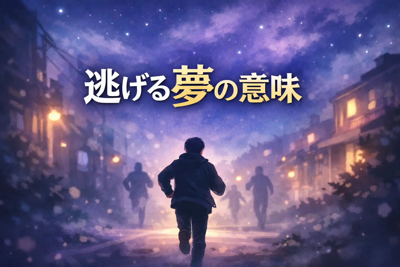 逃げる夢の意味まとめ用アイキャッチ