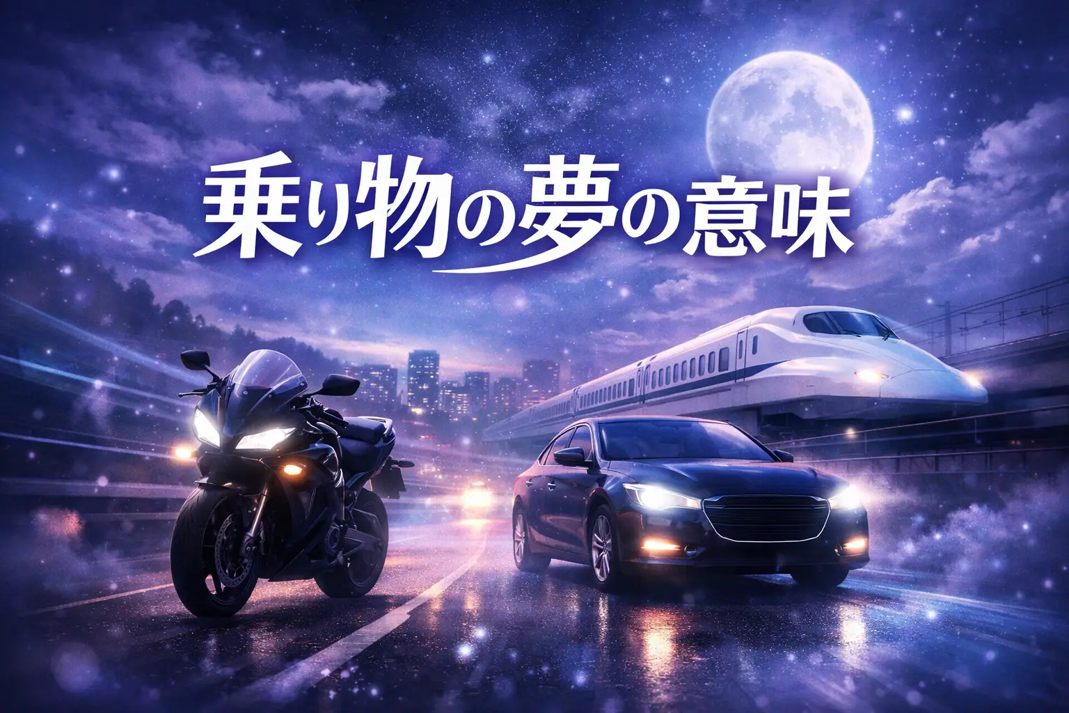 乗り物の夢まとめ用アイキャッチ